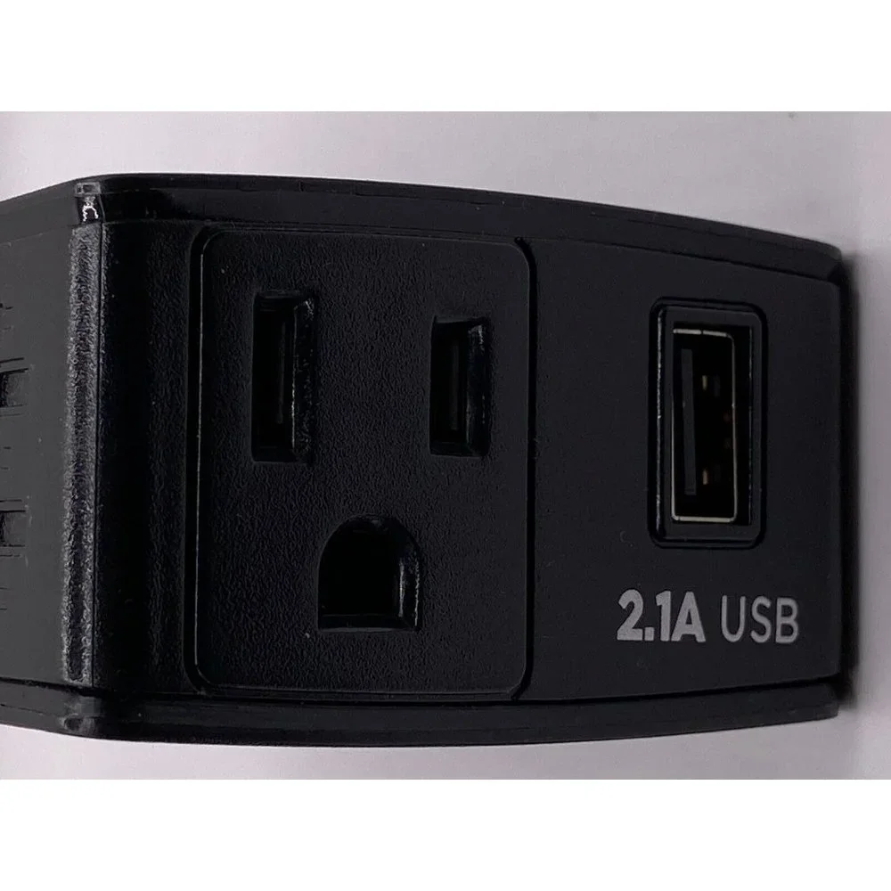 Cyber Power 120 Watt Peak 2 In 1 Mobile Power Inverter A/C USB Other Chargers To